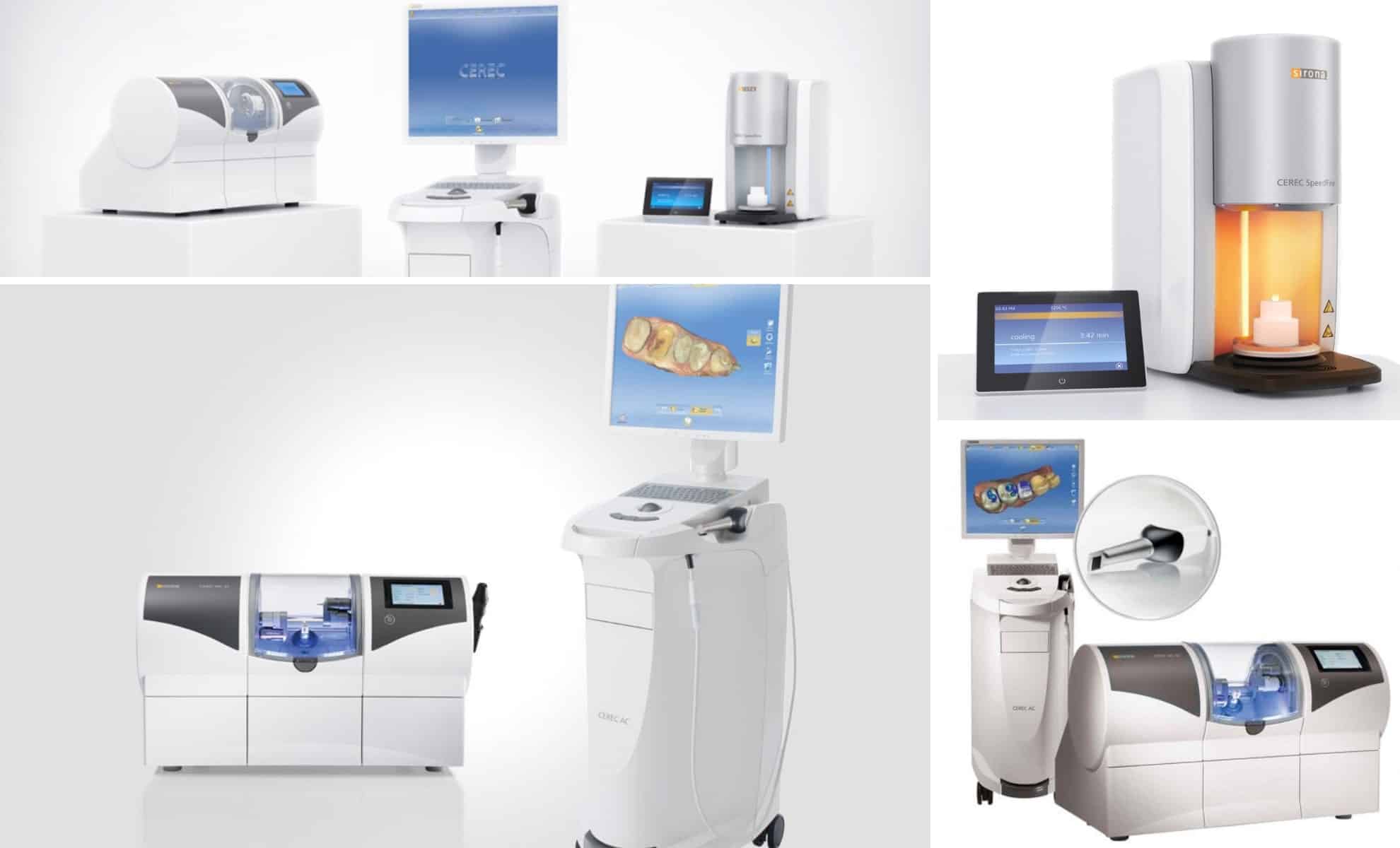 Collage of the same day technology at Denti Belli Dentistry